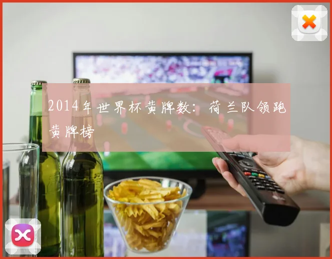 2014年世界杯黄牌数：荷兰队领跑黄牌榜