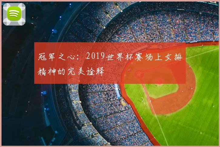 冠军之心：2019世界杯赛场上女排精神的完美诠释